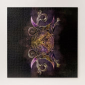 Triple Moon - Triple Goddess - Mitternachtsschimme Puzzle (Horizontal)