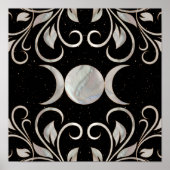 Triple Moon - Triple Goddess - Mutter von Pearl Poster (Vorne)