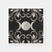 Triple Moon - Triple Goddess - Mutter von Pearl Serviette (Vorderseite)