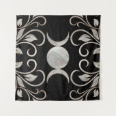 Triple Moon - Triple Goddess - Mutter von Pearl Wandteppich (Vorderseite (Horizontal))