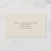 Triple Moon - Triple Goddess Ornament Visitenkarte (Rückseite)