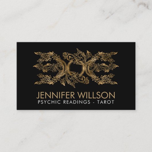 Triple Moon - Triple Goddess Ornament Visitenkarte (Vorderseite)