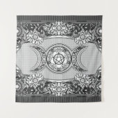 Triple Moon - Triple Goddess Ornament Wandteppich (Vorderseite)