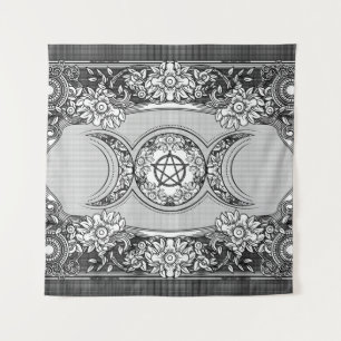 Triple Moon - Triple Goddess Ornament Wandteppich