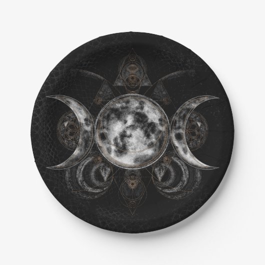 Triple Moon - Triple Goddess Pappteller (Vorderseite)