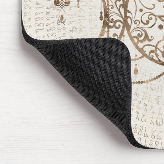 Triple Moon - Triple Goddess Pastel Gold Mousepad (Ecke)