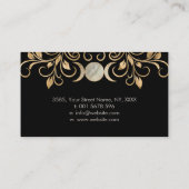 Triple Moon - Triple Goddess Pearl and Gold Visitenkarte (Rückseite)