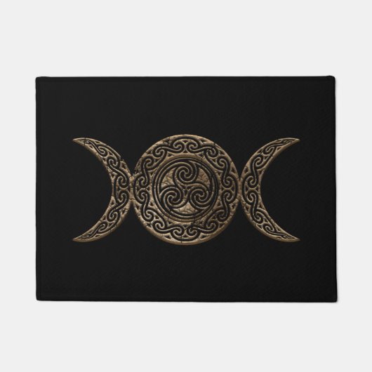Triple Moon - Triple Goddess - Triskelion Fußmatte (Vorderseite)