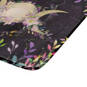 Triple Moon - Triple Goddess - Wasserfarbe Schneidebrett (Ecke)