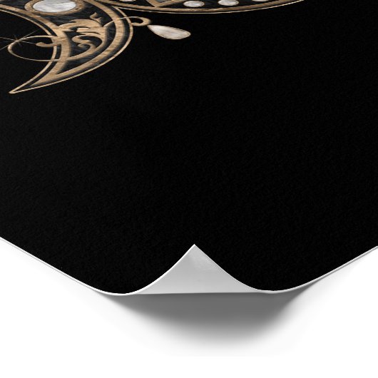 Triple Moon Triquetra Mutter von Pearl Poster (Ecke)