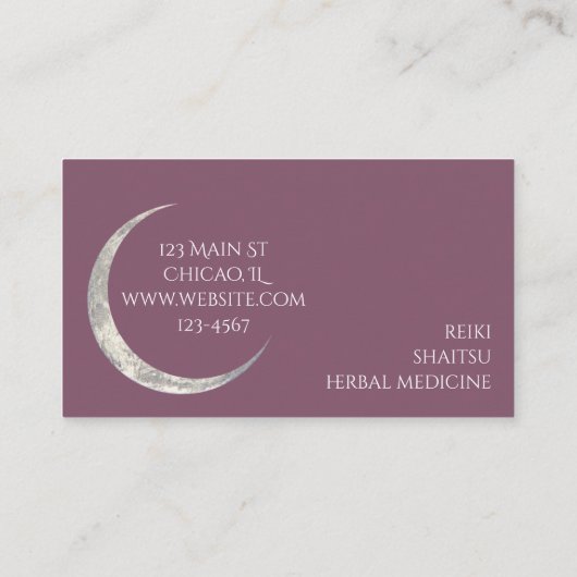 Triple Moon Visitenkarte (Rückseite)
