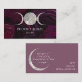 Triple Moon Visitenkarte (Vorne/Hinten)