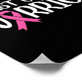 Triple Negative Breast Cancer Awareness Warrior Pi Poster (Ecke)