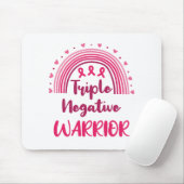 Triple Negative Krieger Brustkrebs Rainbow Mousepad (Mit Mouse)