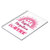 Triple Negative Krieger Brustkrebs Rainbow Notizblock (Linke Seite)