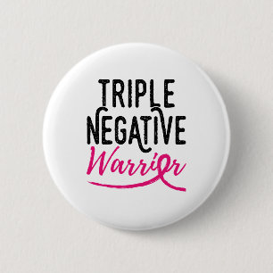 Triple Negative Survivor Brustkrebs Bewusstsein Button