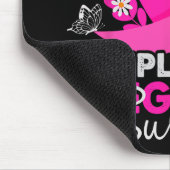 Triple Negative Survivor Brustkrebs Bewusstsein G Mousepad (Ecke)