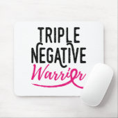 Triple Negative Survivor Brustkrebs Bewusstsein Mousepad (Mit Mouse)