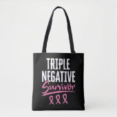 Triple Negative Survivor Brustkrebs TNBC Tasche (Vorderseite)