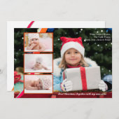 Triple Overlay-Fotokarte Feiertagskarte (Vorne/Hinten)