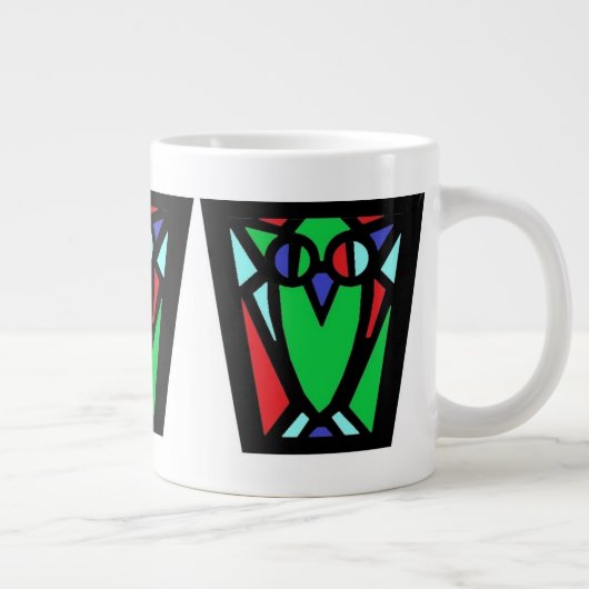 Triple Owl Jumbo-Tasse (Rechts)