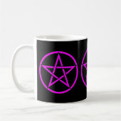 Triple Pentagramm Pentagram Tasse von Cheeky Hexe (Links)