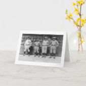 Triple Play-Baseball 1920 Karte (Gelbe Blume)