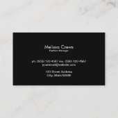 Triple Ring Visitenkarte (Rückseite)