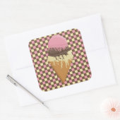 Triple-Scoop Ice Cream Cone Stickers (Umschlag)
