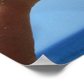 Triple Scoop Ice Cream Cones Poster (Ecke)