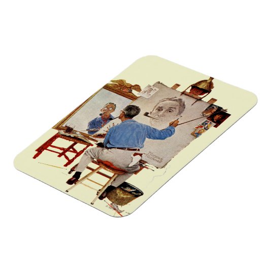 Triple Self-Portrait Magnet (Linke Seite)