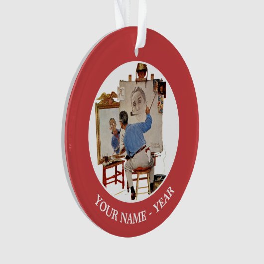 Triple Self-Portrait Ornament (Vorderseite)