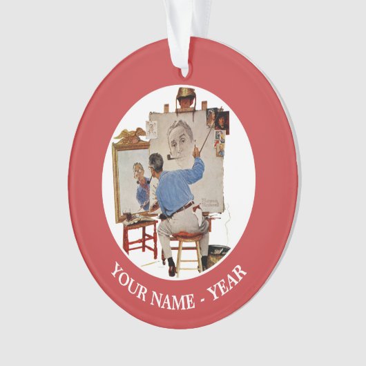 Triple Self-Portrait Ornament (Vorderseite)