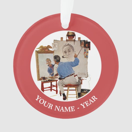 Triple Self-Portrait Ornament (Vorderseite)