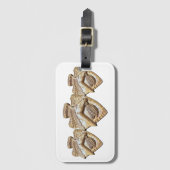 Triple Spade Horse Gepäckanhänger (Vorderseite Vertikal)