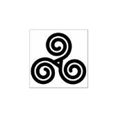 Triple Spiral Briefmarke Gummistempel (Prägung)