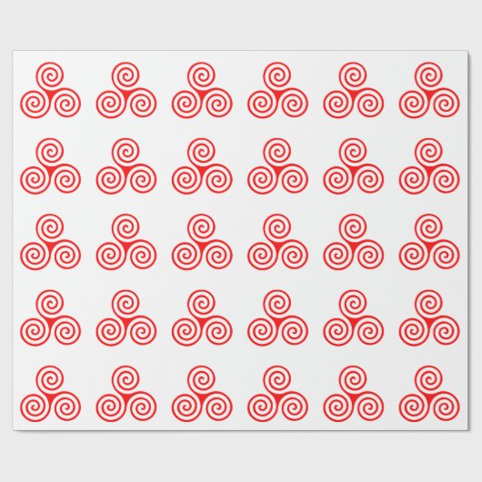 Triple Spiral Geschenkpapier (Flach)