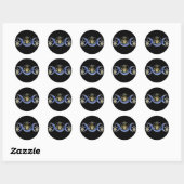 Triple Spiral Lunar Moon Sticker (Blatt)