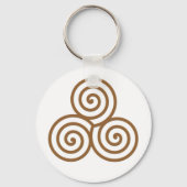 Triple Spiral Schlüsselanhänger (Vorderseite)