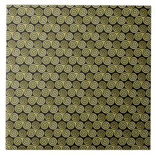 Triple Spiraltriskele Celtic Khaki Beige Fliese