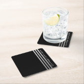 * Triple Strip Rechteckiger Pappuntersetzer (Vor Ort)