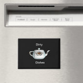 Triple Teapots Dirty Geschirr Geschirrspülmaschine Magnet (In Situ (Geschirrspüler))