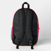 Triple Teapots Teebeutel Pink Gelbe Funny Rucksack (Rückseite)