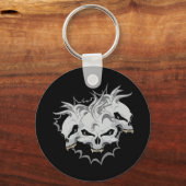 Triple Terror Skulls Schlüsselanhänger (Vorderseite)