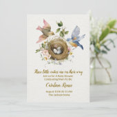 Triple the Joy: A Celebration for our Triplets! Einladung (Stehend Vorderseite)