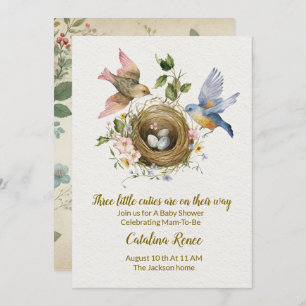 Triple the Joy: A Celebration for our Triplets! Einladung