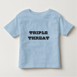 Triple Threat lustige Kinder T - Shirt