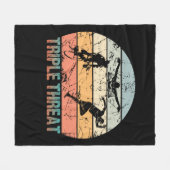 Triple Threat - Triathlet Fleecedecke (Vorderseite (Horizontal))