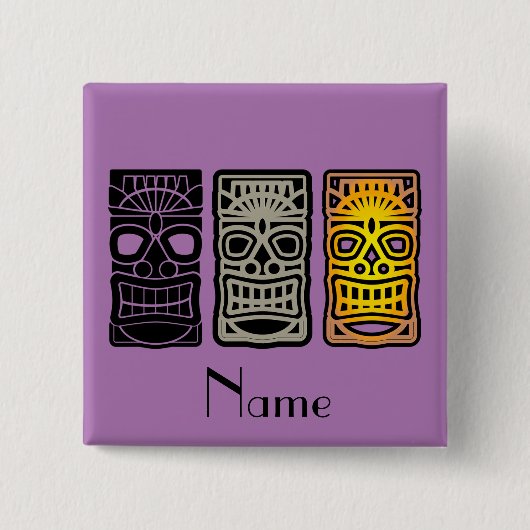 Triple Tiki Skulpturen Thunder_Cove Button (Vorderseite)