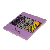 Triple Tiki Skulpturen Thunder_Cove Fliese (Seite)